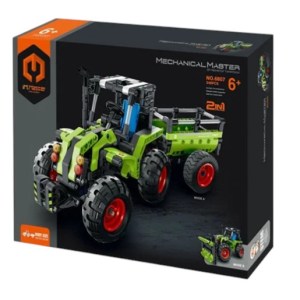 Mechanical Master 2en1 — Tractor Agrícola y Camión Quitanieves, 348 piezas