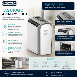 Deshumidificador De'Longhi Tasciugo Ariadry Light