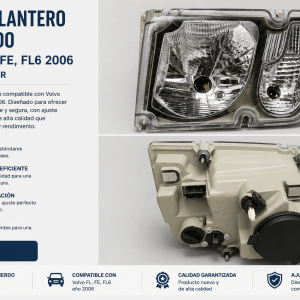 Faro Izquierdo para Volvo FL / FE / FL6 (2006) – Ref. 1129R