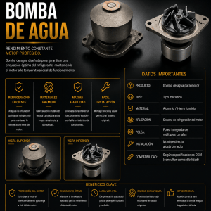 Bomba de Agua para Motor