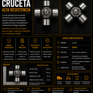 Cruceta de transmisión – Alta resistencia | Ref. 00861
