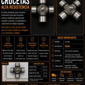 Cruceta de transmisión – Alta resistencia | Ref. 00865