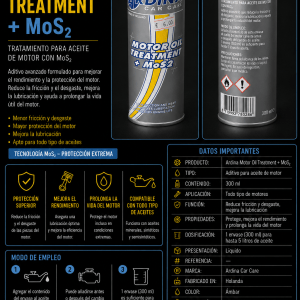 Ardina Motor Oil Treatment + MoS₂