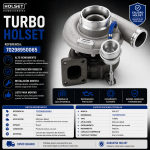 Turbo HOLSET – Referencia 70298950065