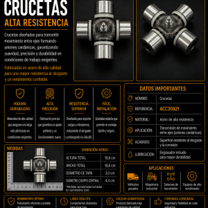 Crucetas de transmisión – Alta resistencia | Ref. ACC30821