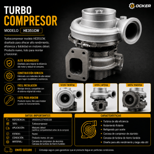 Turbo Compresor HE351CW – Referencia VA9004137400038