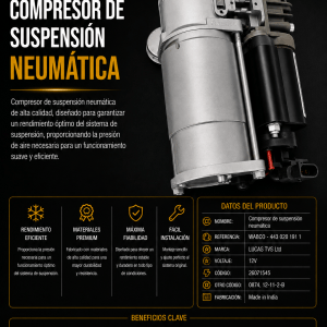 Compresor de Suspensión Neumática