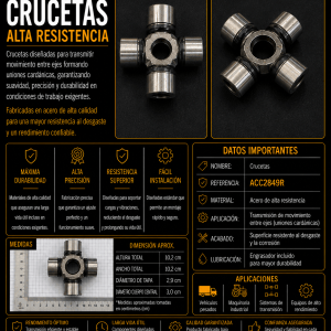 Crucetas para transmisión – Referencia ACC2849R