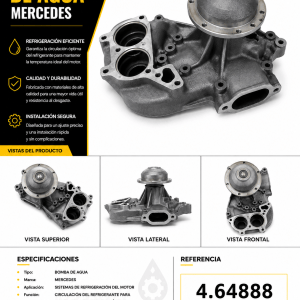 Bomba de Agua MERCEDES – Ref. 4.64888