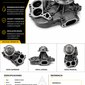 Bomba de Agua Mercedes – Referencia 12.380.095