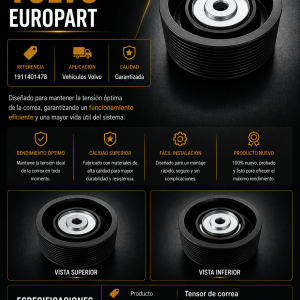 Tensor de correa Volvo EUROPART — Ref. 1911401478