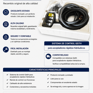 Sistema de Control Geith para Acopladores Rápidos Hidráulicos
