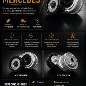 Tensor de correa MERCEDES EUROPART  Referencia: 1911400193